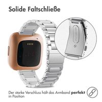 imoshion Edelstahlarmband für das Fitbit Versa 2 / Versa Lite - Silber