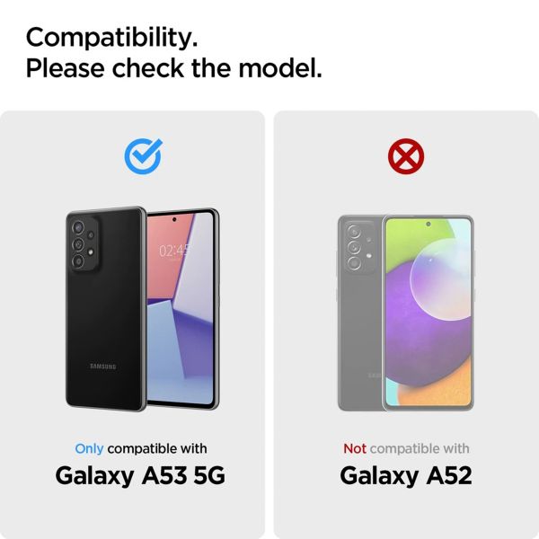 Spigen GLAStR Fit Displayschutzfolie 2er-Pack + Applicator Samsung Galaxy A53