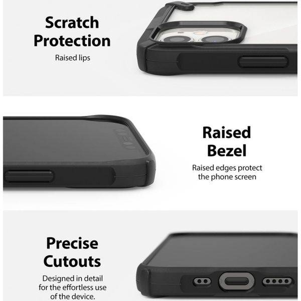 Ringke Fushion X Case für das iPhone 12 Mini - Schwarz