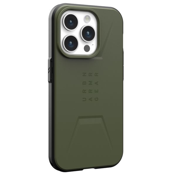 UAG Civilian Backcover MagSafe für das iPhone 15 Pro - Olive Drab