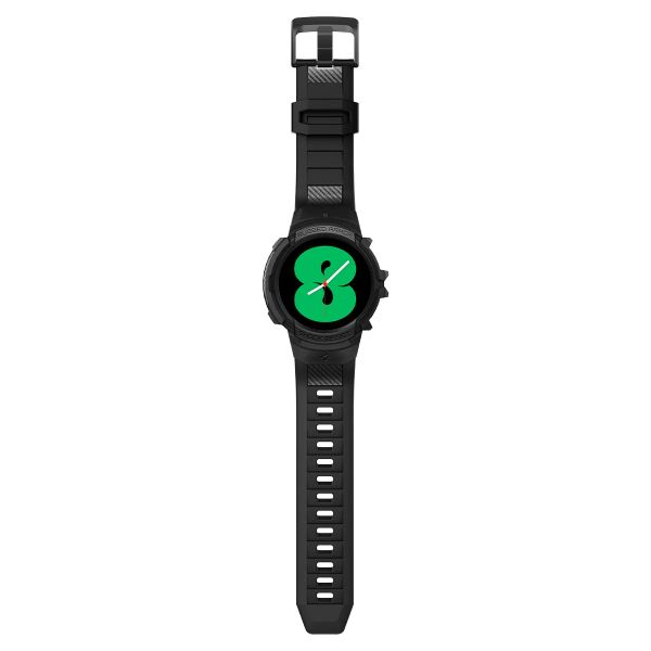 Spigen Rugged Armor™ Pro Case für die Samsung Galaxy Watch 4 / 5 - 40 mm - Schwarz