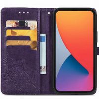 imoshion Mandala Klapphülle Apple iPhone 13 Pro - Lila