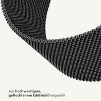 imoshion Mailändische Magnetarmband für Apple Watch | 38/40/41/42 mm - Schwarz