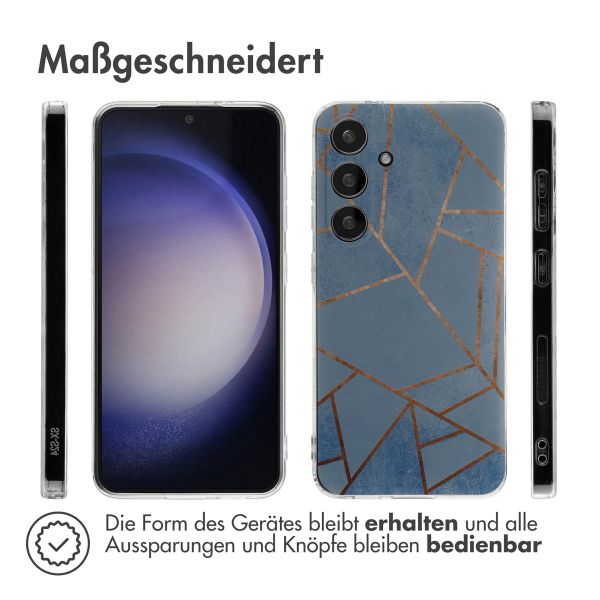 imoshion Design Hülle Samsung Galaxy S24 - Blue Graphic