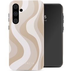 Selencia Vivid Tough Back Cover für das Samsung Galaxy A55 - Desert Waves Beige