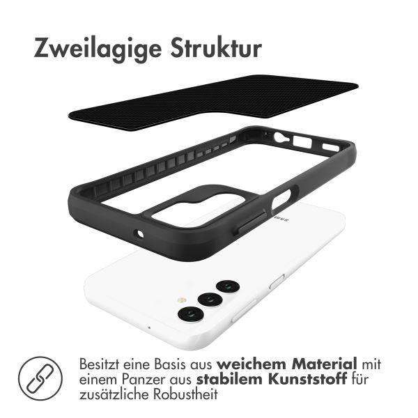 imoshion Rugged Hybrid Carbon Case Samsung Galaxy A14 (5G/4G) - Schwarz