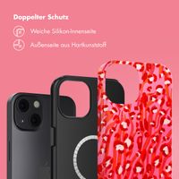 Selencia Vivid Tough Back Cover mit MagSafe für das iPhone 13 - Wild Spots Lipstick