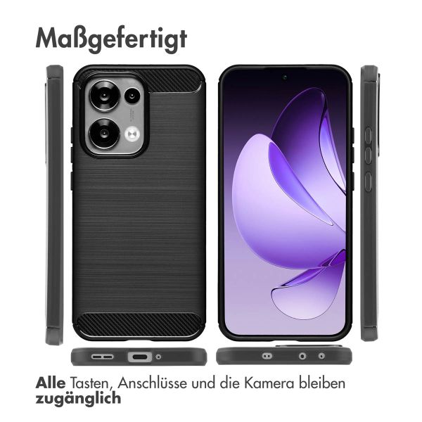 imoshion Brushed Back Cover Oppo Reno 13 - Schwarz