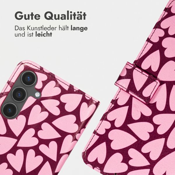 imoshion Design Klapphülle Samsung Galaxy S25 - Hearty Blush