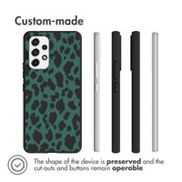 imoshion  Design Hülle für das Samsung Galaxy A53 - Green Leopard