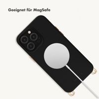 Selencia Rivièra Backcover mit MagSafe mit abnehmbaren Haken Apple iPhone 14 Pro - Velvet Black