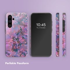 Selencia Vivid Back Cover Samsung Galaxy A55 - Fresh Paint Flower Orange