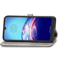 Mandala Klapphülle Motorola Moto E6s - Grau