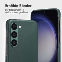 Accezz 2-in-1 Klapphülle aus Leder mit MagSafe Samsung Galaxy S23 - Cedar Green