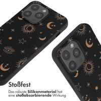 imoshion Silikonhülle design mit Band für das iPhone 15 Pro Max - Sky Black