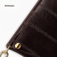 Selencia Nova Echtleder Backcover mit Kartenhalter Apple iPhone 16 - Dark Chocolate