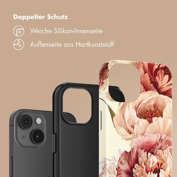 Selencia Vivid Back Cover Apple iPhone 14 - Vintage Peony