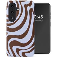 Selencia Vivid Back Cover Samsung Galaxy S26 - Dream Swirl Chocolate