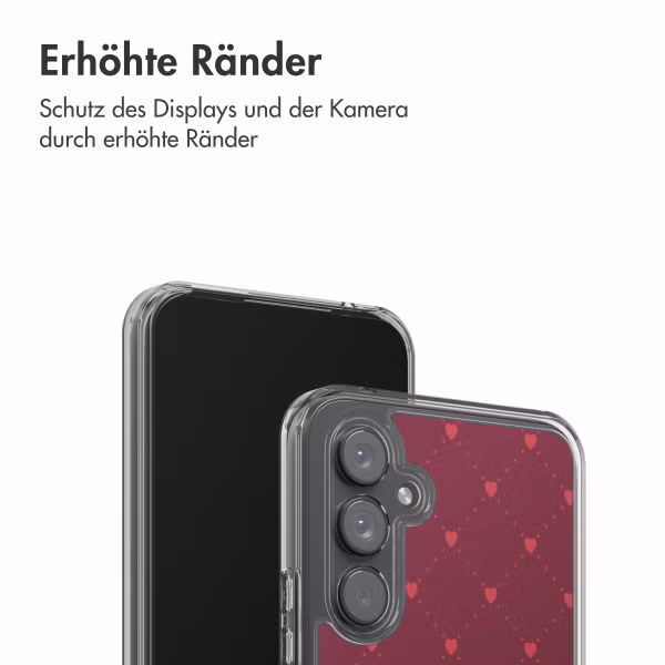 imoshion Design Hülle Samsung Galaxy A54 (5G) - Crush Check Coral Dust