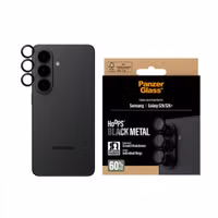 PanzerGlass Kameraprotektor Hoops Optic Rings für das Samsung Galaxy S26 - Schwarz