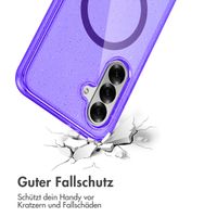 imoshion Glitzer Back Cover mit MagSafe Samsung Galaxy A56 - Glitzer Violett