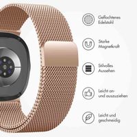 imoshion Magnetisches Milanaise Armband für das  Samsung Galaxy Watch 8 (40/44mm) / Classic (46mm) - Rosé gold