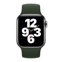 Apple Silikon Solo Loop für  Apple Watch | 44/45/46/49 mm - Größe 8 - Cyprus Green