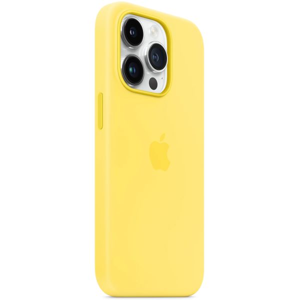 Apple Silikon-Case MagSafe für das iPhone 14 Pro - Canary Yellow