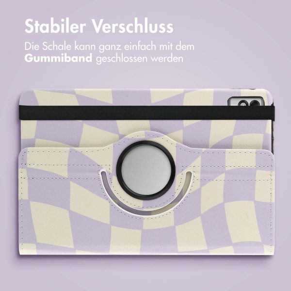 imoshion 360° drehbare Design Klapphülle Lenovo Tab M10 5G - Dancing Cubes