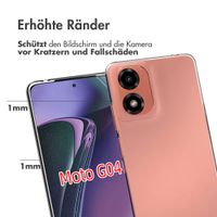 Accezz Clear TPU Backcover Motorola Moto G04 / G24 - Transparent