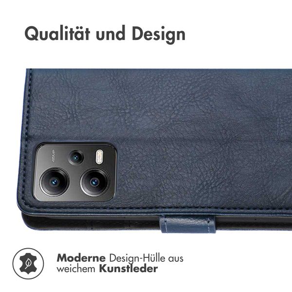 imoshion Luxuriöse Klapphülle Xiaomi Poco X5 5G - Dunkelblau