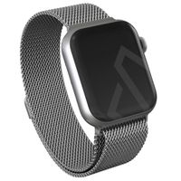 Burga Mailändische armband für das Apple Watch Series 1 bis 10 / SE / Ultra (2) (44/45/46/49 mm) - Silber