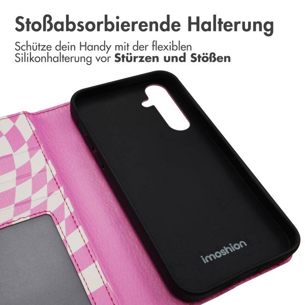 imoshion Design Klapphülle Samsung Galaxy S23 FE - Retro Pink