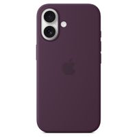 Apple Silikon-Case MagSafe für das Apple iPhone 16 - Plum