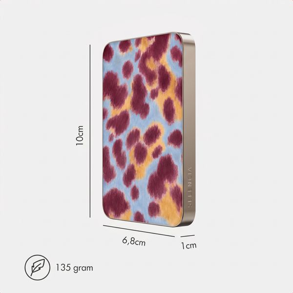 Selencia Vivid Powerbank 5.000 mAh - MagSafe und Qi - Desert Gold / Rebel Crush