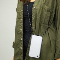 imoshion Transparentní zadní kryt s šňůrkou Samsung Galaxy A12 - Schwarz & Gold