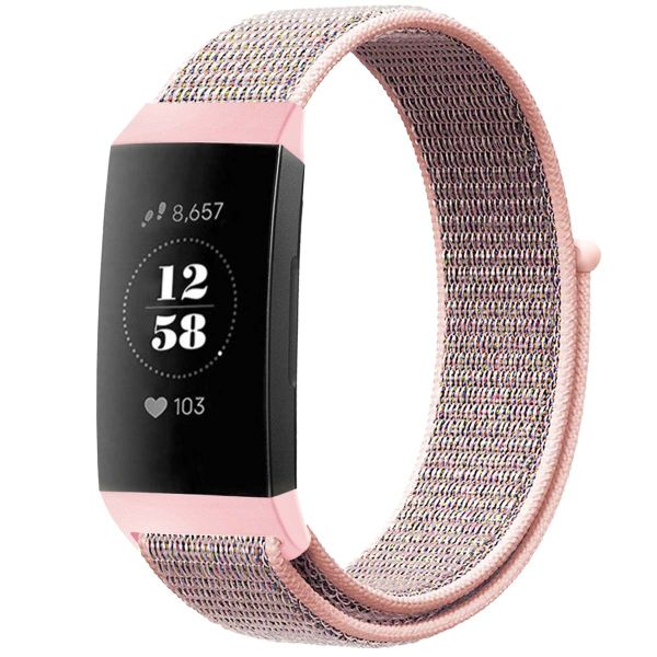 imoshion Nylonarmband für das Fitbit Charge 3 / 4 - Rosa