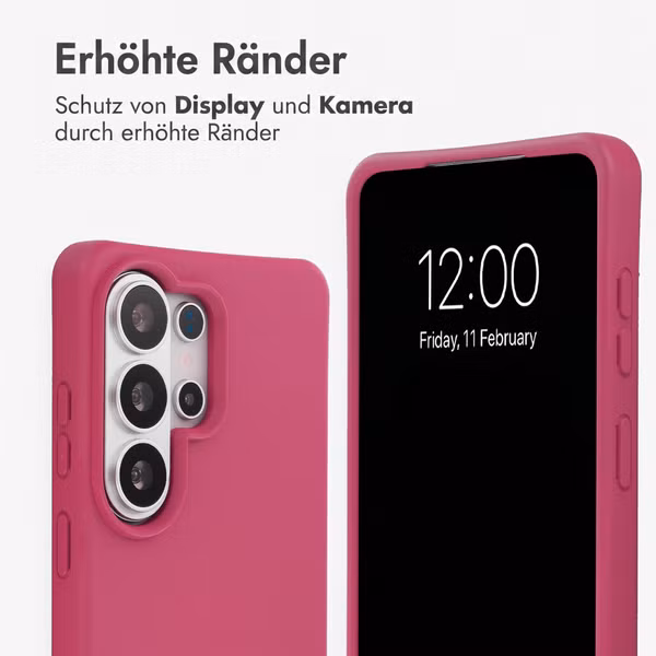 imoshion Color Backcover mit abnehmbarem Handykette und MagSafe Samsung Galaxy S26 Ultra - Raspberry