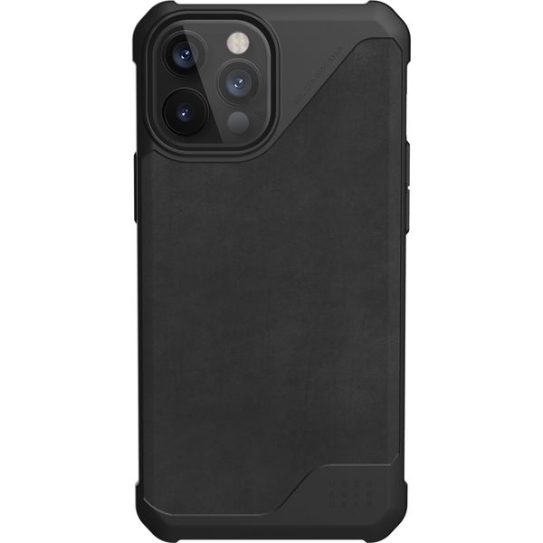 UAG Back Cover Metropolis LT iPhone 12 Pro Max - Leather Black