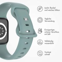 imoshion Silikonband⁺ für die Apple Watch Series 1 bis 9 / SE (38/40/41 mm) | Series 10 (42 mm) - Cactus - Größe S/M