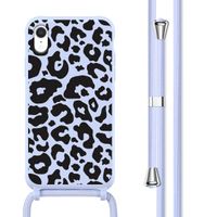 imoshion SilikonHülle design mit Band Apple iPhone Xr - Animal Lila