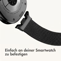 imoshion Mailändische Magnetarmband für Samsung Galaxy Watch Ultra 2 (2026) / Ultra (2024/2025) - Schwarz