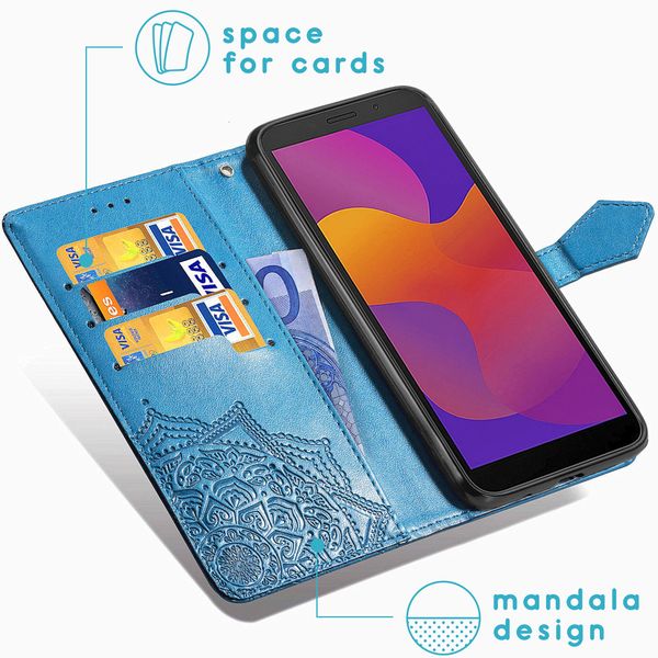 imoshion Mandala Klapphülle Huawei Y5p - Türkis