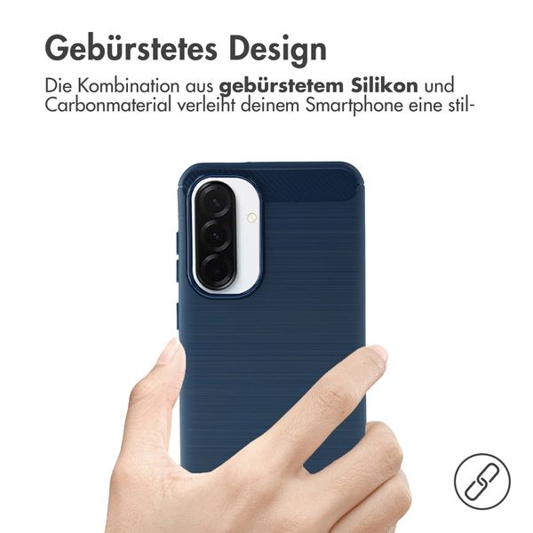 imoshion Brushed Back Cover Samsung Galaxy A37 (5G) - Blau