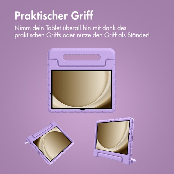imoshion Schutzhülle mit Handgriff kindersicher Samsung Galaxy Tab A11 Plus / A9 Plus - Lila