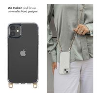 Selencia Back Cover mit abnehmbaren Haken für das iPhone 11 - Transparent