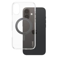 CARE by PanzerGlass Kickstand Case MagSafe für das iPhone 16 Plus - Schwarz