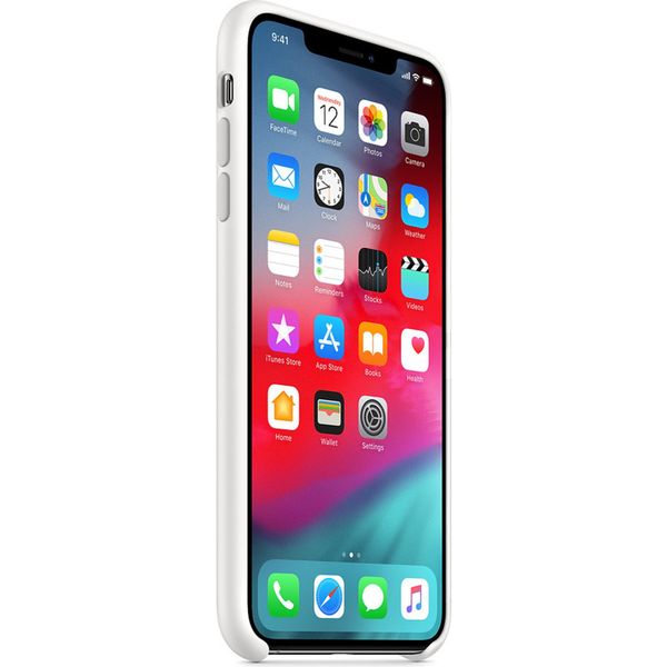 Apple Silikoncase Weiß für das iPhone Xs Max