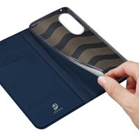 Dux Ducis Slim TPU Klapphülle für das Honor 90 - Dunkelblau