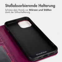 imoshion Design Klapphülle Apple iPhone 13 - Crush Check Coral Dust